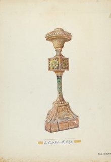 Ceremonial Candlestick, c. 1937.
