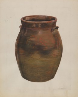 Cracker and Butter Jar, c. 1936.