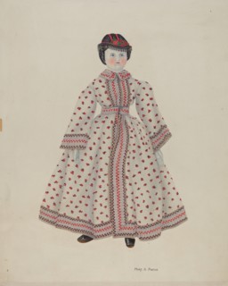 Doll with China Head, 1935/1942.