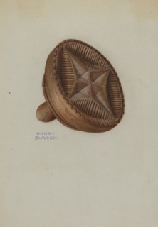 Pa. German Butter Mold, c. 1941.