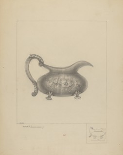 Silver Cream Pitcher, 1935/1942.