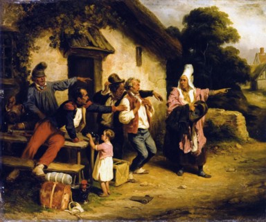 The Drunkard, 1837. (L'Ivrogne).