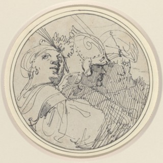 Three Oriental Heads, 1770/1775.