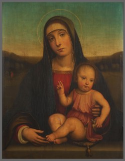 Virgin and Child, after Francia.