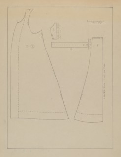 Woman's Coat (Pattern), c. 1937.