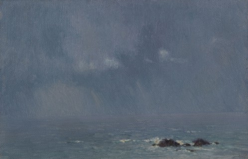 Landscape with two rocks, c.1910.