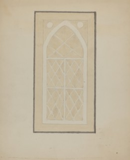 Panel from Hall Lantern, c. 1936.