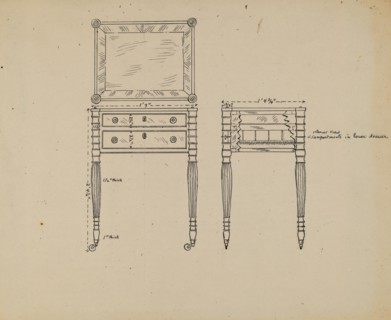 Sewing and Work Table, 1935/1942.