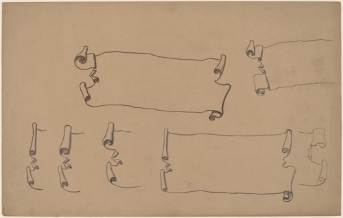 Sketches for a Scroll, 1890/1897.
