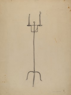Adjustable Candle Holder, c. 1939.