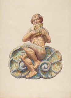 Circus Wagon Figure: Pan, c. 1939.