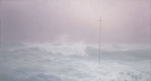 Cross in the mist, Brittany, 1905.
