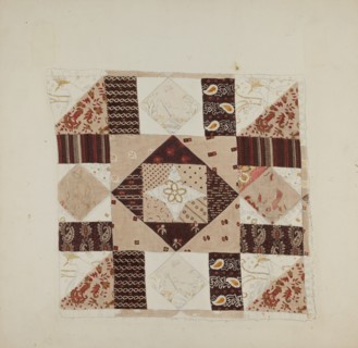 Printed Cotton (Quilt), 1935/1942.