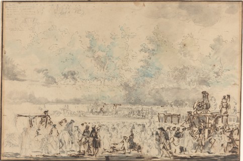 Royal Review of the Troops, 1760s.