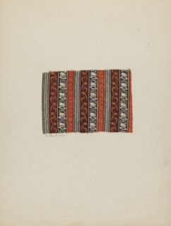 Historical Printed Cotton, c. 1940.