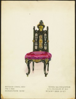Window Chair (one of a pair), 1936.