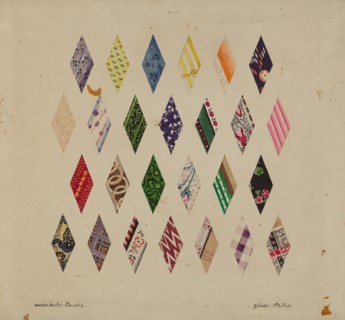 Details of Patchwork Quilt, c. 1937.