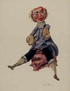 Punch Boxer with Blue Coat, c. 1937.
