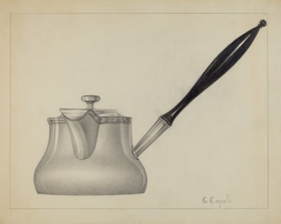 Silver Saucepan with Cover, c. 1936.
