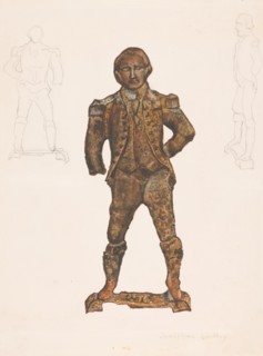 Andiron (George Washington), c. 1937.