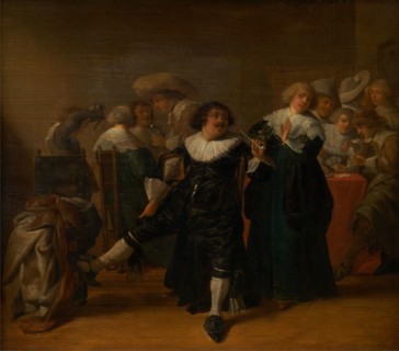 Cabaret scene, between 1630 and 1640.