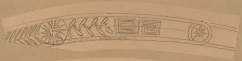 Study for a Border Design, 1890/1897.