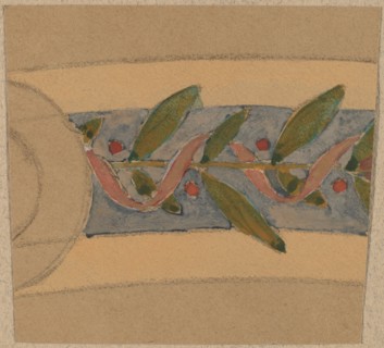 Study for a Border Design, 1890/1897.