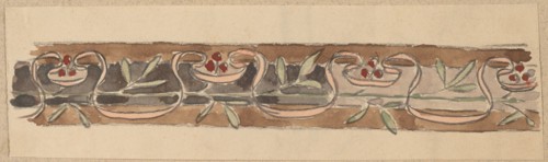 Study for a Border Design, 1890/1897.