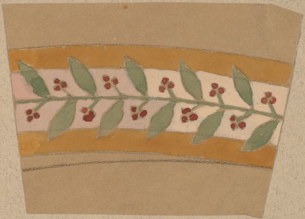 Study for a Border Design, 1890/1897.
