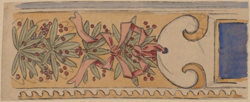 Study for a Border Design, 1890/1897.