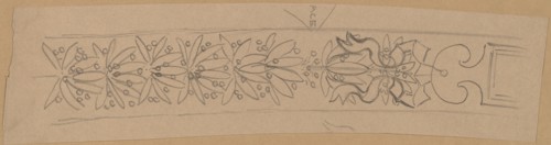 Study for a Border Design, 1890/1897.