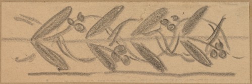 Study for a Border Design, 1890/1897.