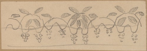 Study for a Border Design, 1890/1897.