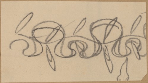 Study for a Border Design, 1890/1897.