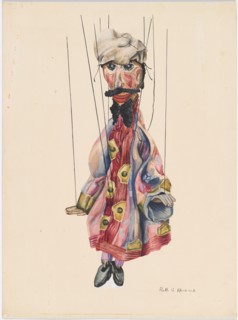 David and Goliath Marionette, c. 1937.