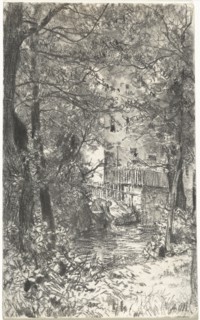 Landscape with a Washerwoman, c. 1890.