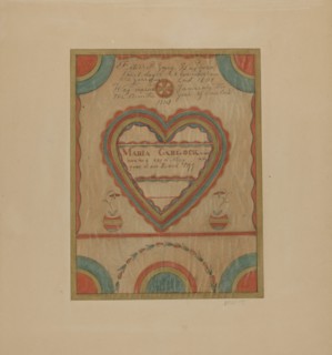 Pa. German Birth Certificate, c. 1939.