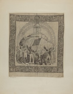 Printed Textile (Historical), c. 1941.