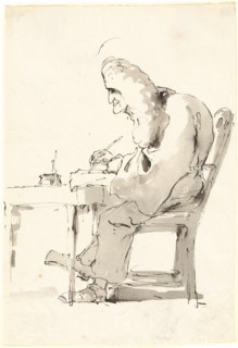 A Venetian Lawyer at His Desk, 1755/1760.