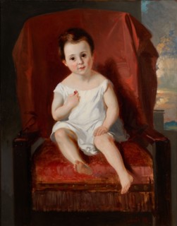 Adèle à la cerise, between 1831 and 1832.