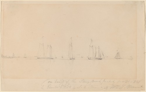 On Board of the Stony Brook Packet, 1848.