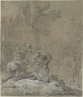Ragotin lie par les parents du fou, 1727.