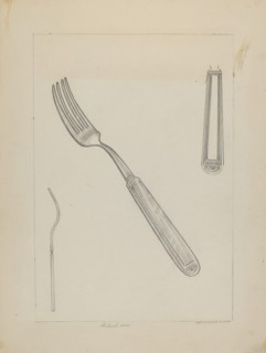 Silver Fork (Rogers Silverware), c. 1936.