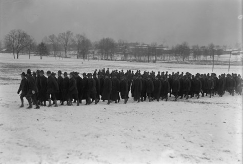 Camp Meade, Maryland - Winter Views, 1917.
