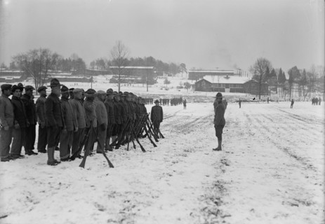 Camp Meade, Maryland - Winter Views, 1917.