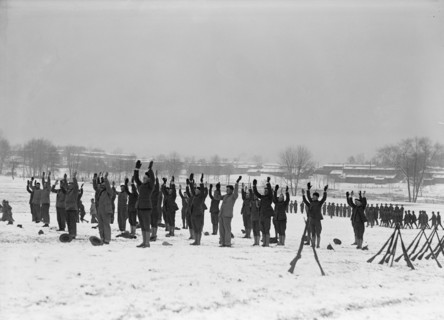 Camp Meade, Maryland - Winter Views, 1917.
