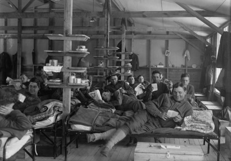 Camp Meade, Maryland - Winter Views, 1917.