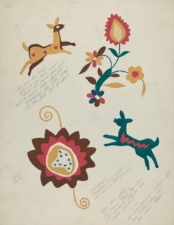 Study for Silkscreen Portfolio, 1935/1942.