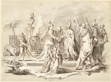 The Marriage of Europe and China, c. 1760.