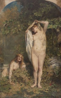 Au soleil, c.1910. Nude bathers in the sun.